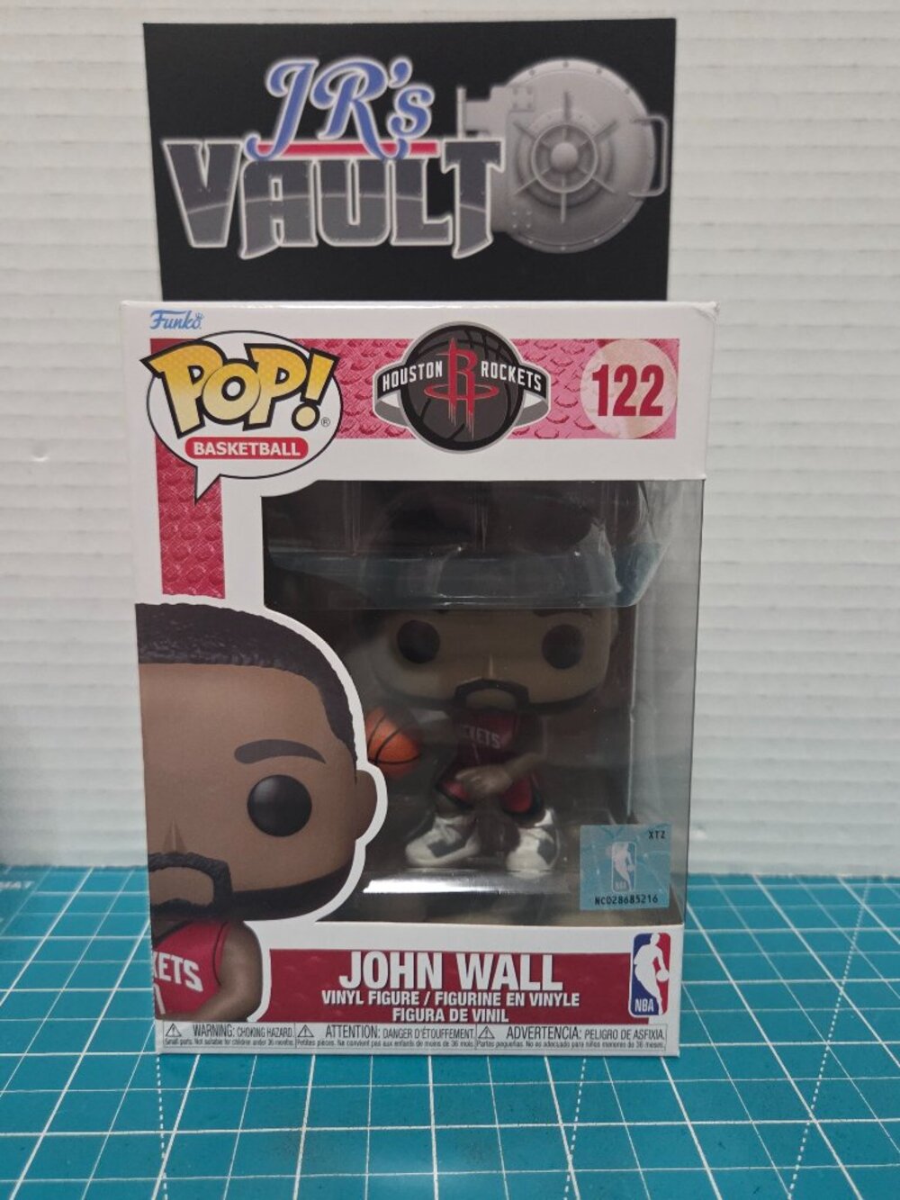 Funko POP NBA Basketball Houston Rockets John Wall 122 Vinyl Figure
